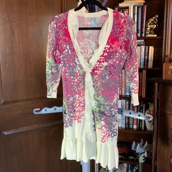 MIDI Button Down Sweater Size XS (Will Fit S/M) - Picture 1 of 5